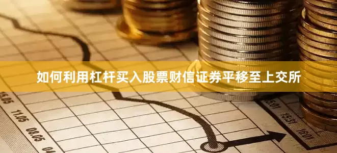 如何利用杠杆买入股票财信证券平移至上交所