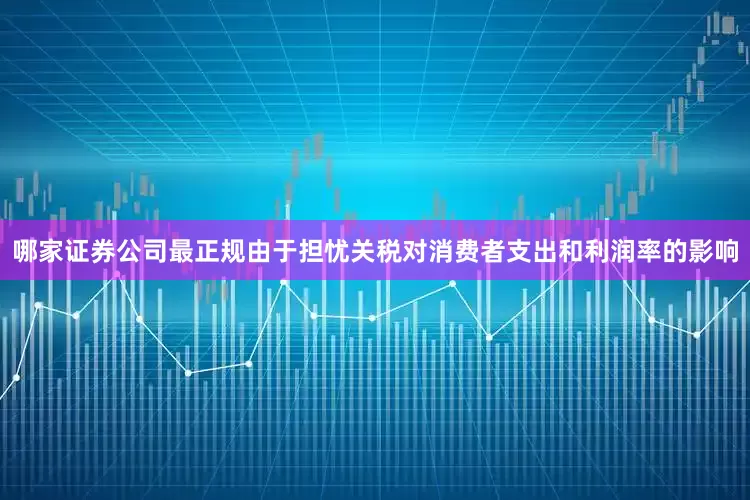 哪家证券公司最正规由于担忧关税对消费者支出和利润率的影响